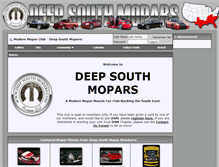 Tablet Screenshot of deepsouthmopars.com